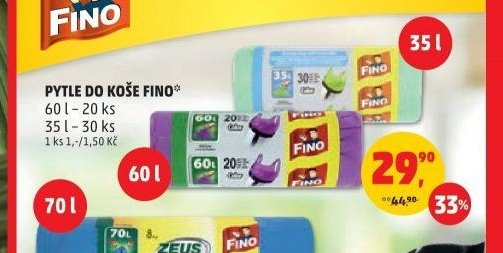 PYTLE DO KOŠE FINO 60l, 35l