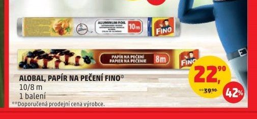 ALOBAL, PAPÍR NA PEČENÍ FINO