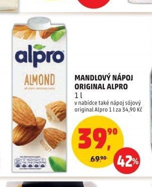 MANDLOVÝ NÁPOJ ORIGINAL ALPRO
