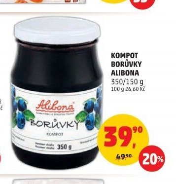KOMPOT BORŮVKY ALIBONA