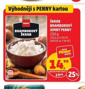 ŠKROB BRAMBOROVÝ JEMNÝ PENNY