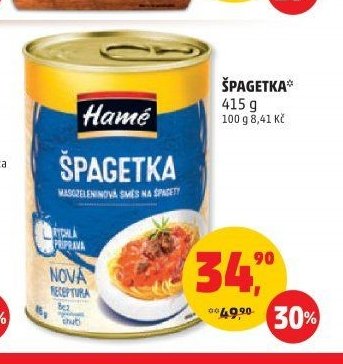 ŠPAGETKA HAMÉ