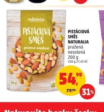 PISTÁCIOVÁ SMĚS NATURALIA