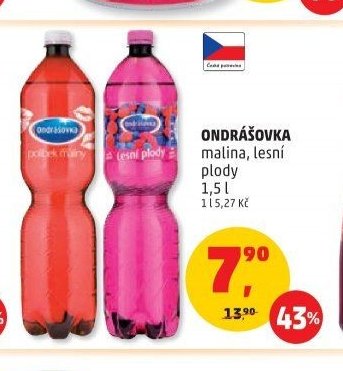 ONDRÁŠOVKA malina, lesní plody