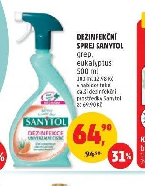 Dezinfekční sprej Sanytol