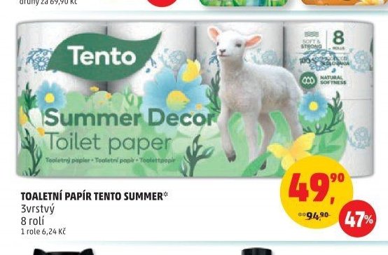 Toaletní papír Tento Summer