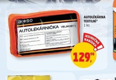 AUTOLÉKÁRNIČKA TEXTILNÍ