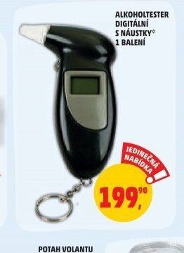 ALKOHOLTESTER DIGITÁLNÍ