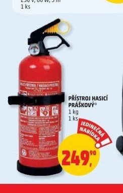 PŘÍSTROJ HASICÍ PRÁŠKOVÝ