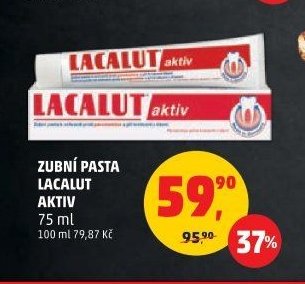 Zubní pasta Lacalut Aktiv