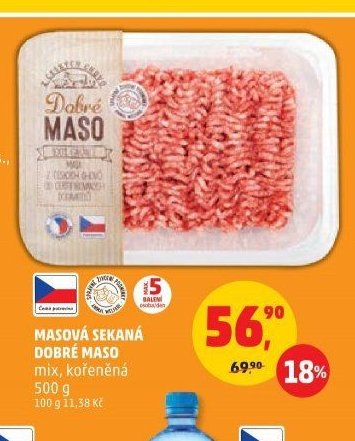 MASOVÁ SEKANÁ DOBRÉ MASO mix, kořeněná 500 g