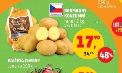 BRAMBORY KONZUMNÍ rané 2 kg