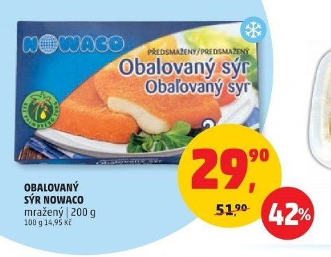 Obalovaný sýr Nowaco