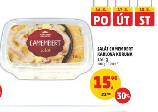 Salát Camembert Karlova Koruna