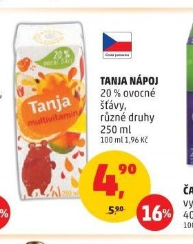 TANJA NÁPOJ
