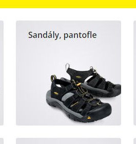 Sandály, pantofle