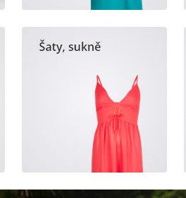 Šaty, sukně