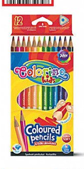 Colorino kids Coloured pencils 12 barev