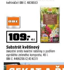 Substrát květinový