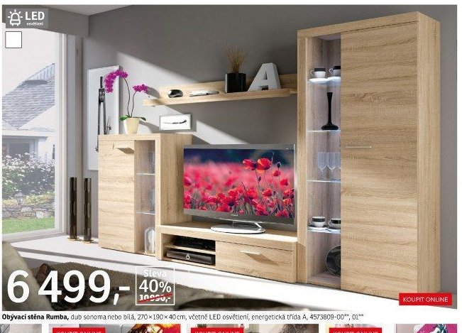 Obývací stěna Rumba - ASKO akcniletaky.com