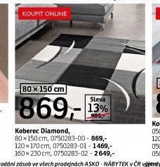Koberec Diamond - ASKO akcniletaky.com