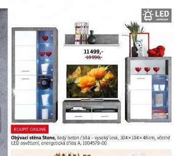 Obývací stěna Stone - ASKO akcniletaky.com