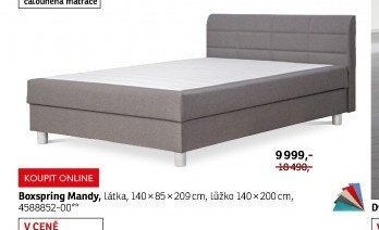 Boxspring Mandy - ASKO akcniletaky.com