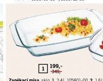 Zapékací mísa, sklo, 2,4l - ASKO akcniletaky.com