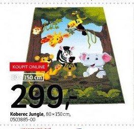 Koberec Jungle, 80x150 cm - ASKO akcniletaky.com