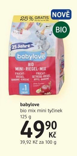 babylove bio mix mini tyčinek