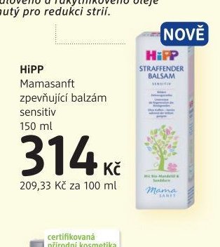 HiPP Mamasanft zpevňující balzám sensitiv 150 ml