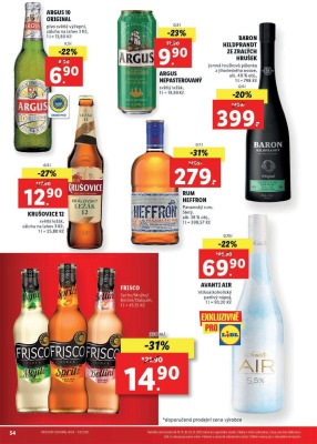 akční leták Lidl 16.8.2021-22.8.2021