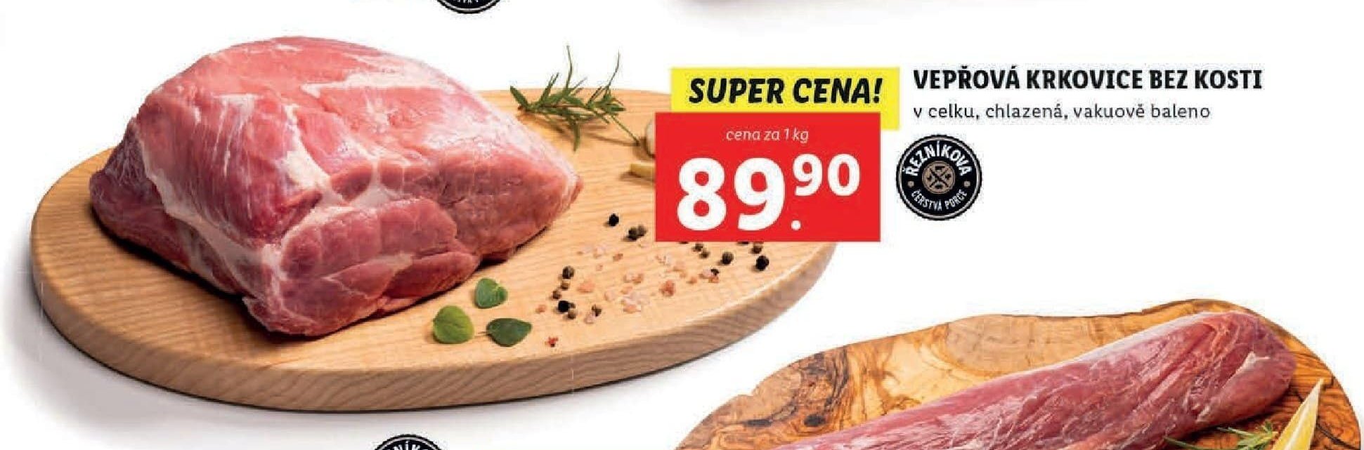 Vepřová krkovice bez kosti