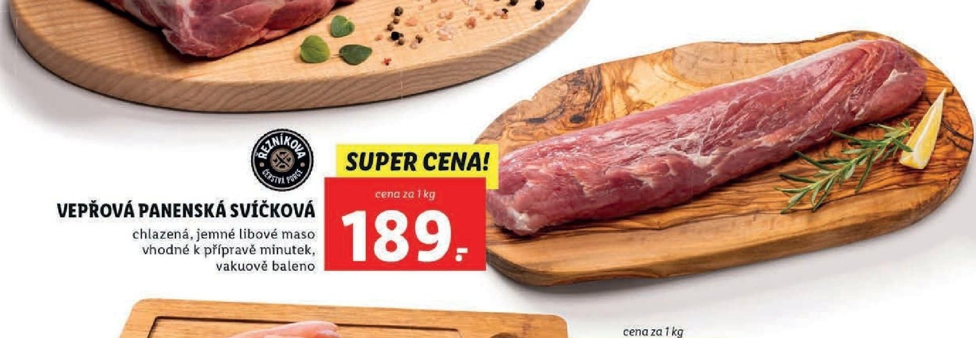 Vepřová panenská svíčková