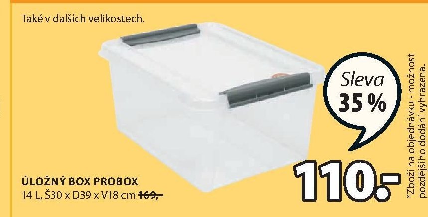ÚLOŽNÝ BOX PROBOX