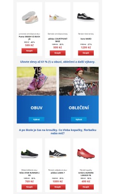 akční leták Sportisimo 12.8.2021-17.8.2021