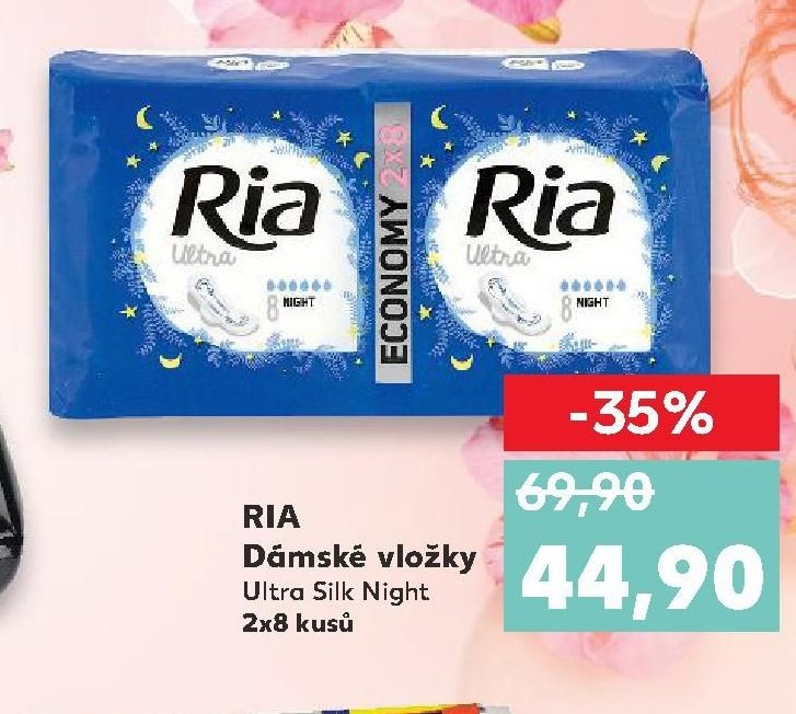 Ria dámské vložky Ultra Silk Night