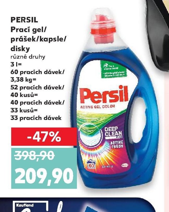 Persil prací gel/prášek/kapsle/disky