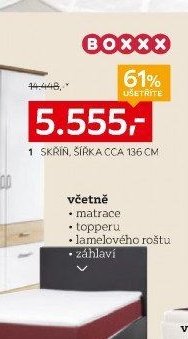 Skříň, šířka cca 136 cm