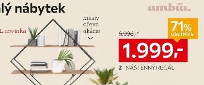 Nástěnný regál