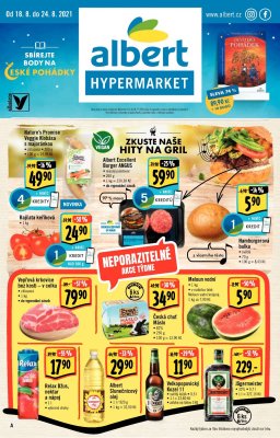 akční leták Albert 18.8.2021-24.8.2021