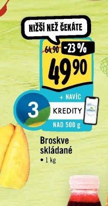 Broskve skládané
