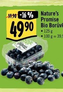Nature's Promise Bio Borůvky