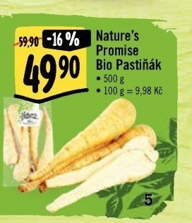 Nature's Promise Bio Pastiňák