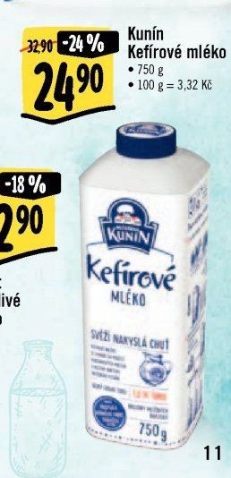 Kunín Kefírové mléko