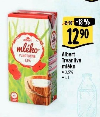 Albert Trvanlivé mléko