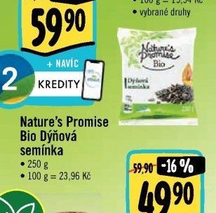 Nature's Promise Bio Dýňová semínka