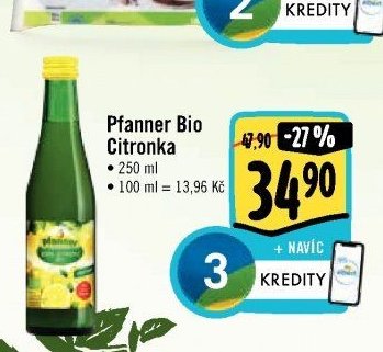 Pfanner Bio Citronka