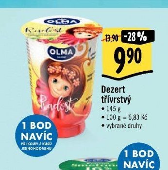 Olma Dezert třívrstvý