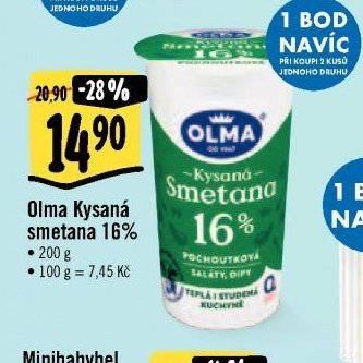Olma Kysaná smetana 16%